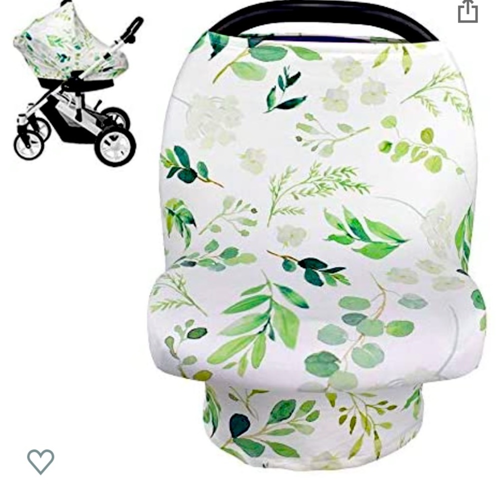 Green Leaf Covers (Crib, Changing Pad, Stroller)